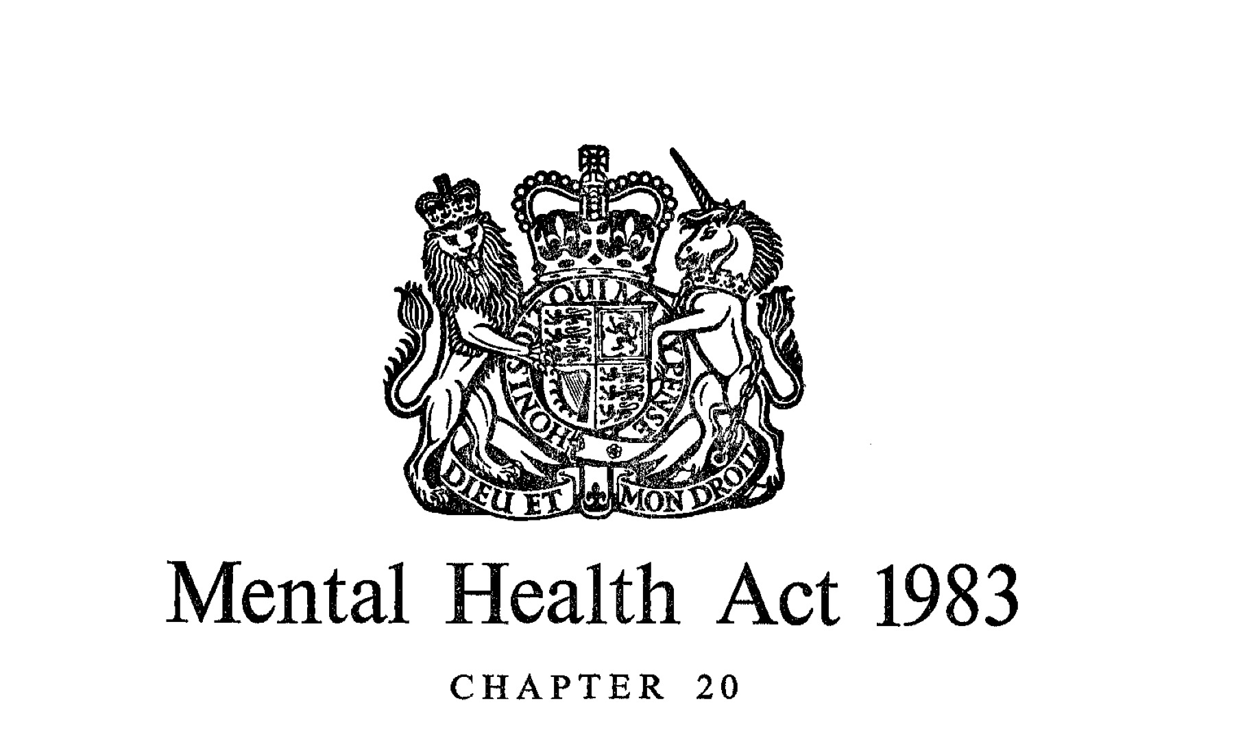 mental health sections